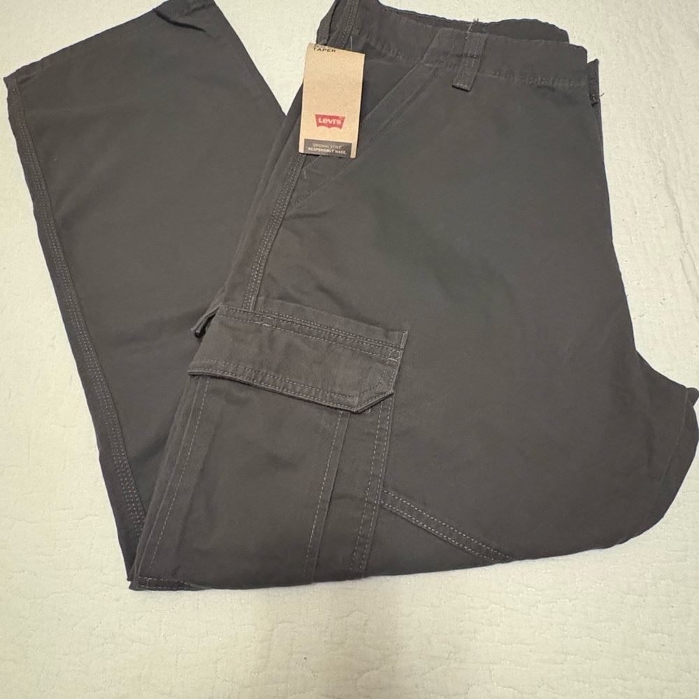 Levi's Men's Dark Gray Cargo Pants
